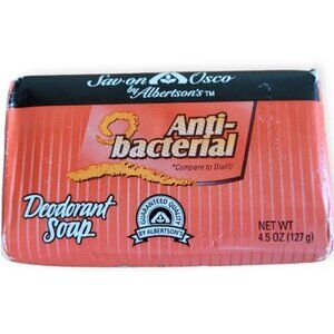 Sav-On Anti-Bacterial Deodorant Soap 4.5 oz Rare Cisco Albertsons BNWT Vintage